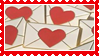 heart envelope stamp